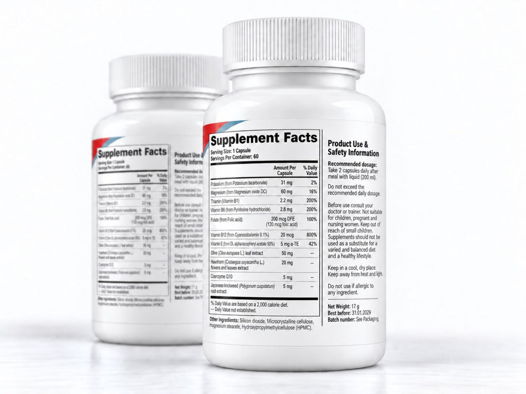 Cardiotens Plus x2 PACK – Cardio Wellness & Daily Balance – 30 Capsules