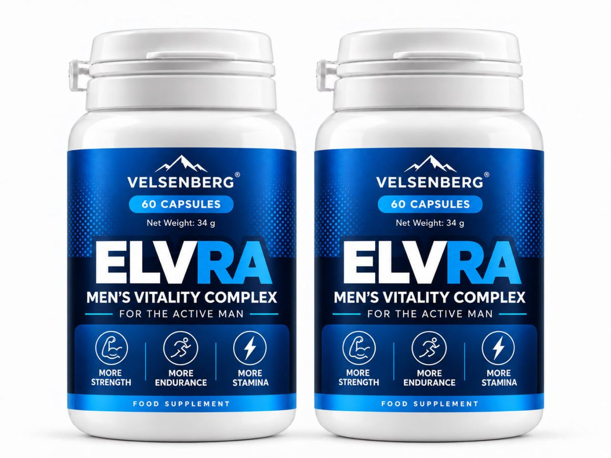 ELVRA x2 PACK – Men's Botanical Vitality & Nutritional Care – 60 Capsules