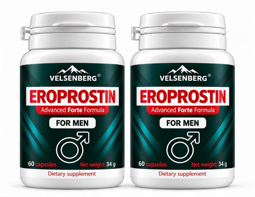 Eroprostin x2 PACK – Men's Personal Vitality & Intimate Wellness – 60 Capsules