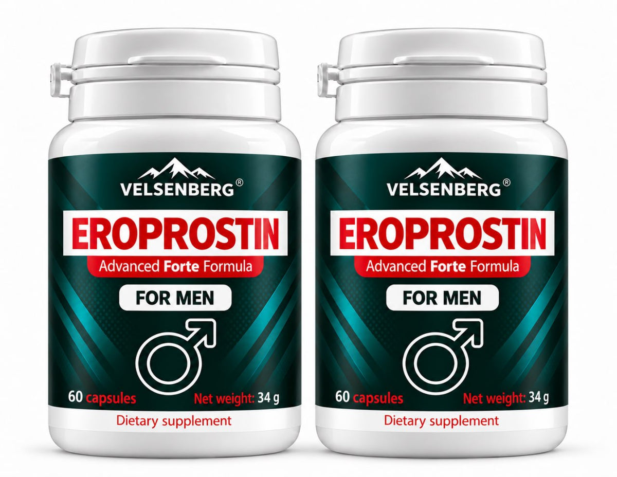 Eroprostin x2 PACK – Men's Personal Vitality & Intimate Wellness – 60 Capsules