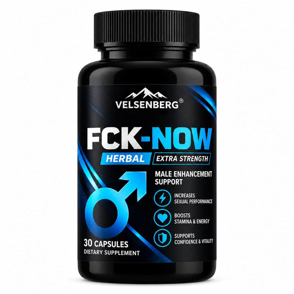 FCK-NOW – Men's Personal Vitality & Intimate Care – 30 Capsules