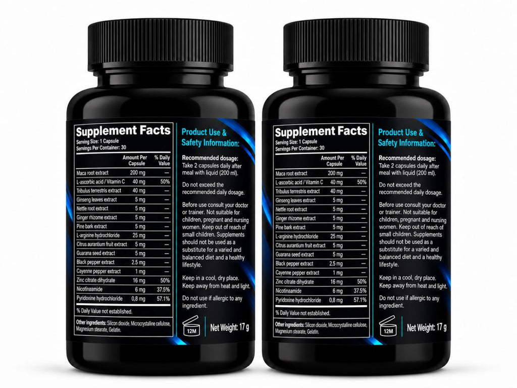 FCK-NOW x2 PACK – Men's Intimate Wellness & Botanical Nutrition – 30 Capsules