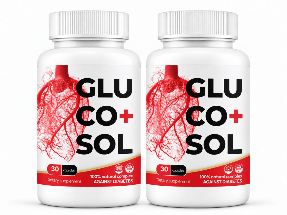 Glucosol x2 PACK – Cardio Wellness & Daily Balance – 30 Capsules