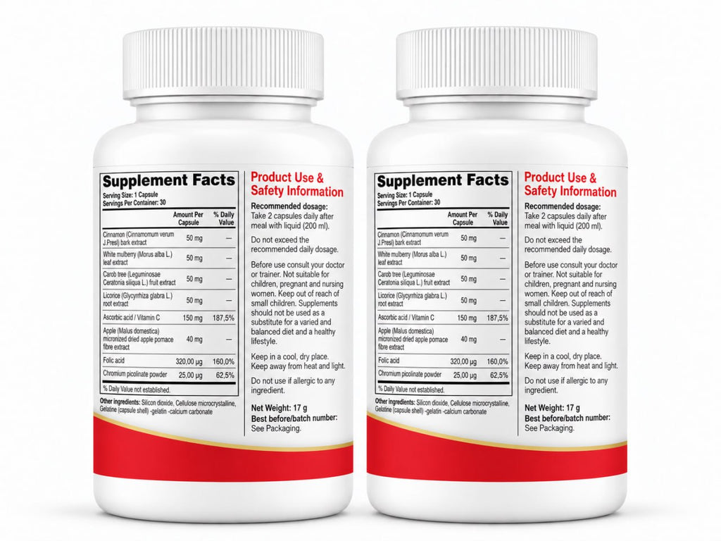 Glucosol x2 PACK – Cardio Wellness & Daily Balance – 30 Capsules