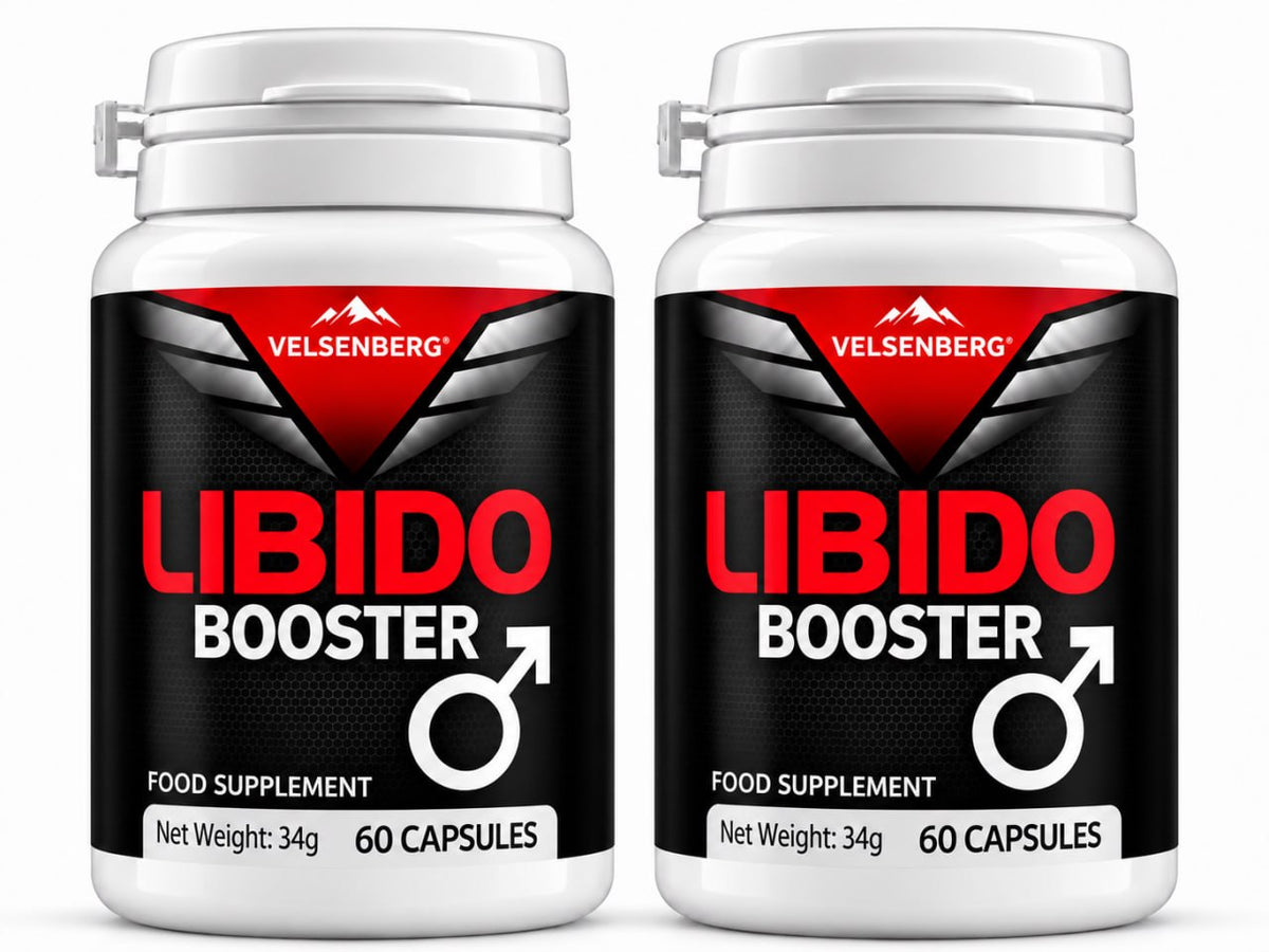 Libido Booster x2 PACK – Men's Personal Vitality & Botanical Care – 60 Capsules