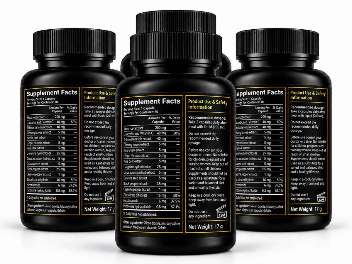 Men's Force x4 PACK – Men’s Vitality & Daily Wellness – 30 Capsules