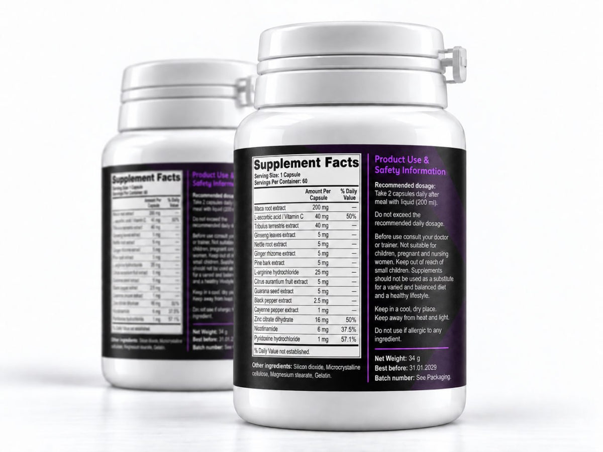 Neo Force x2 PACK – Men’s Vitality & Daily Wellness – 60 Capsules
