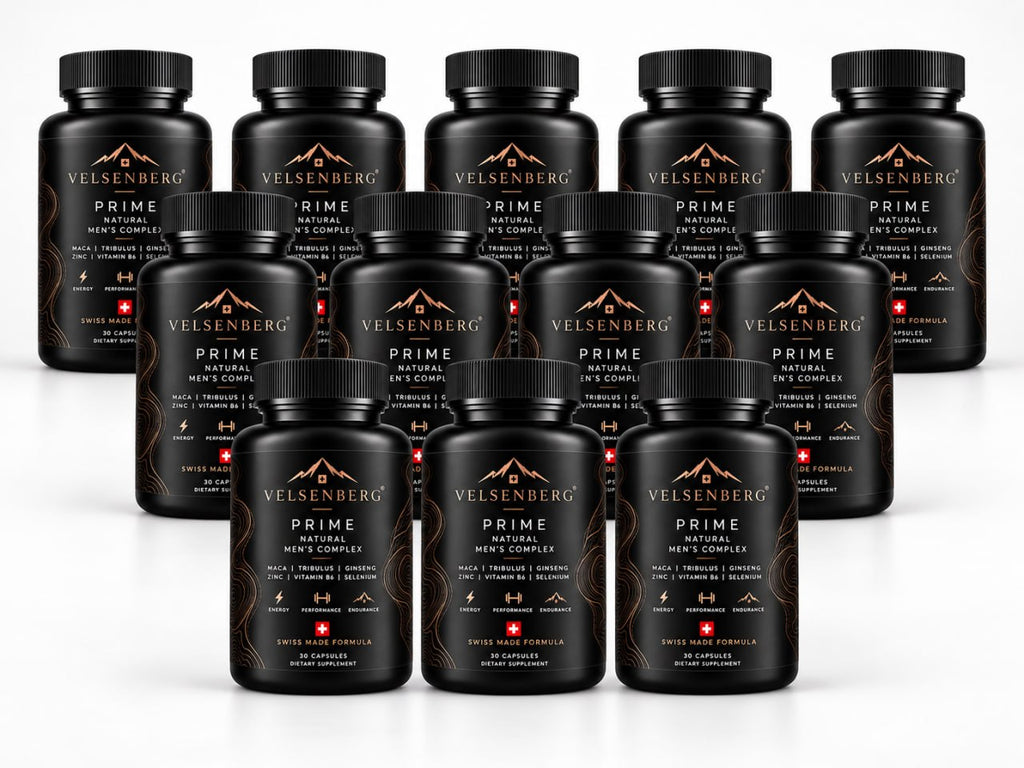 PRIME x12 PACK – Men’s Vitality & Daily Wellness – 30 Capsules