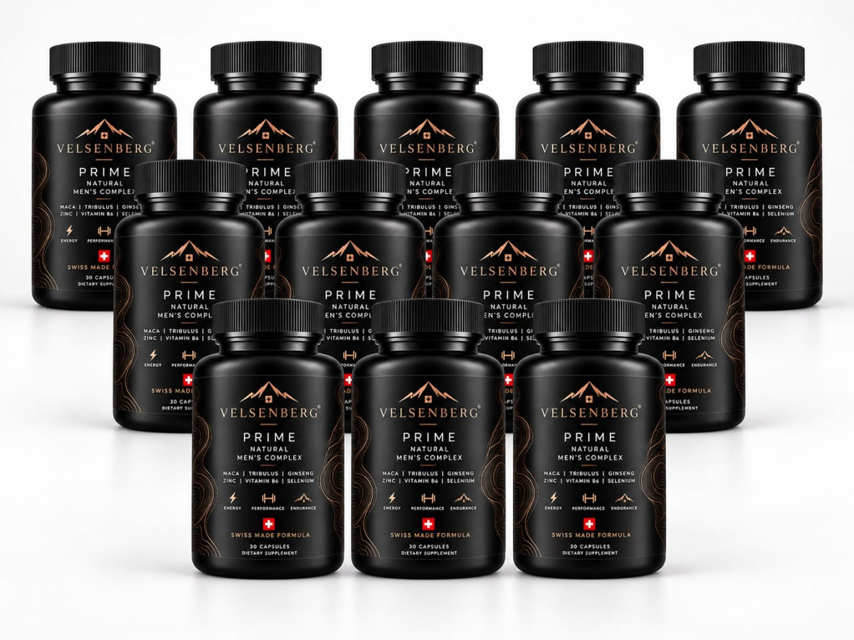 PRIME x12 PACK – Men’s Vitality & Daily Wellness – 30 Capsules