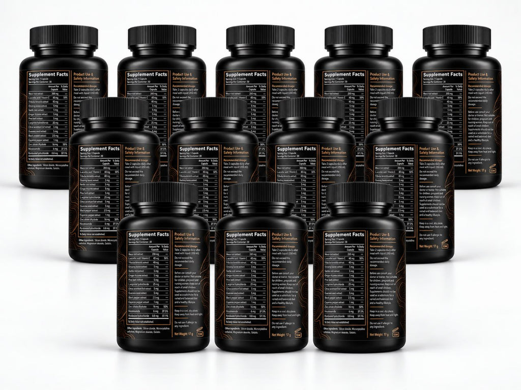 PRIME x12 PACK – Men’s Vitality & Daily Wellness – 30 Capsules