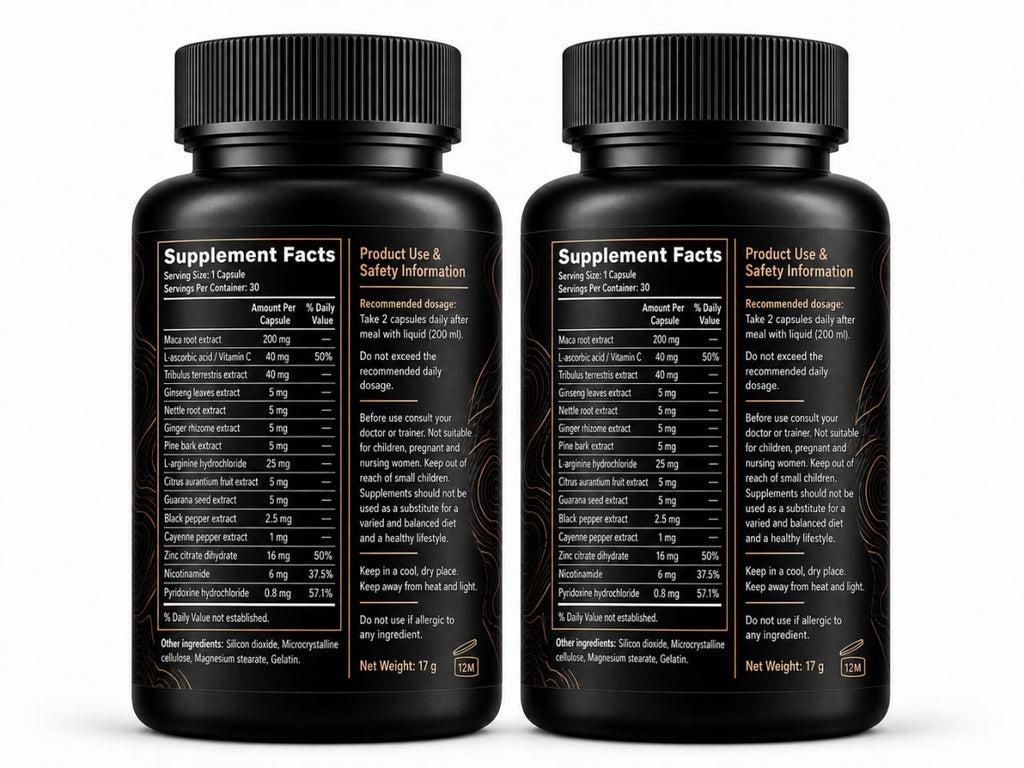 PRIME x2 PACK – Men’s Vitality & Daily Wellness – 30 Capsules