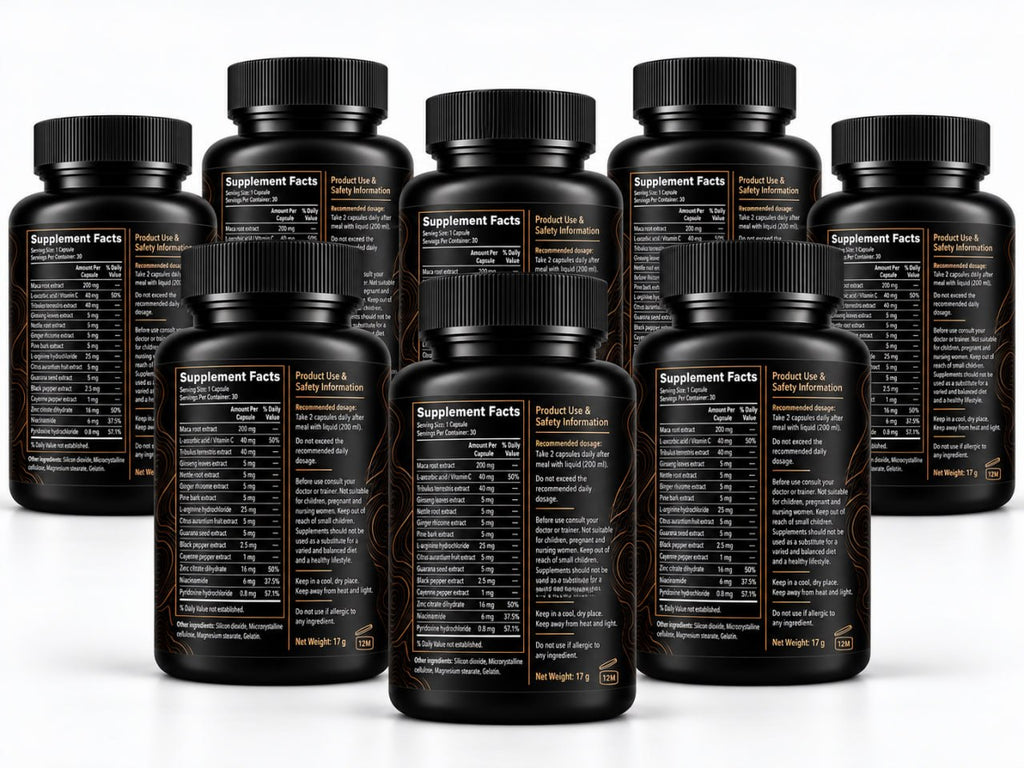 PRIME x8 PACK – Men’s Vitality & Daily Wellness – 30 Capsules
