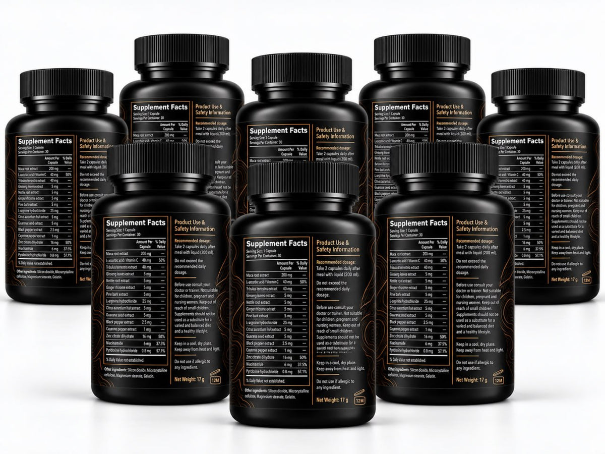 PRIME x8 PACK – Men’s Vitality & Daily Wellness – 30 Capsules