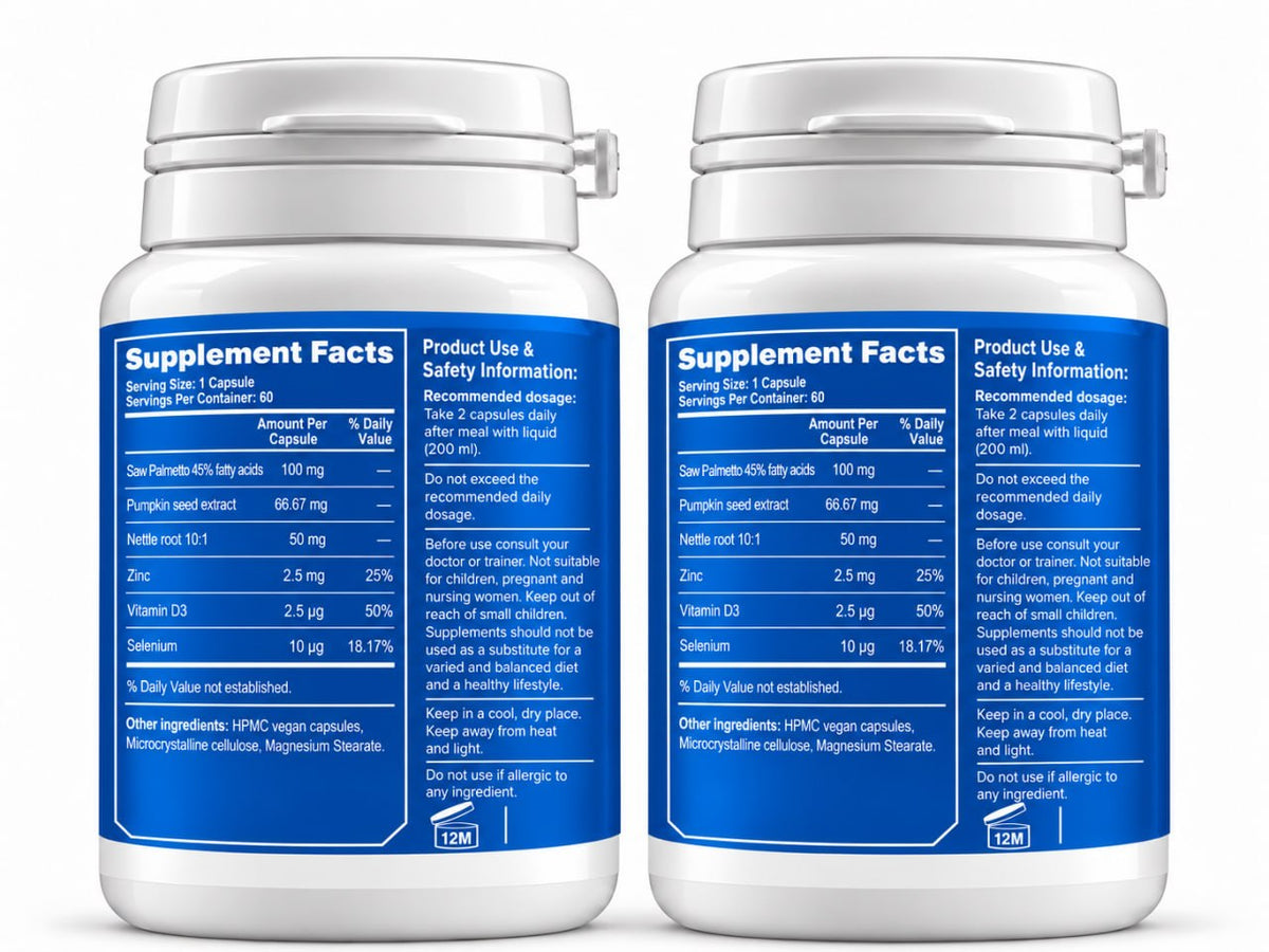 UROLEX Forte x2 PACK – Men's Urinary Comfort & Botanical Nutrition – 60 Capsules