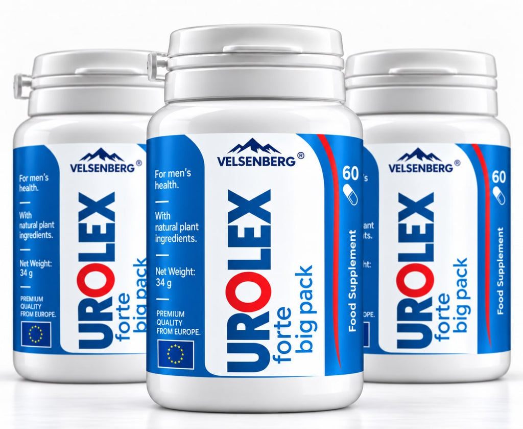 UROLEX Forte x3 PACK – Men's Urinary Care & Botanical Balance – 60 Capsules