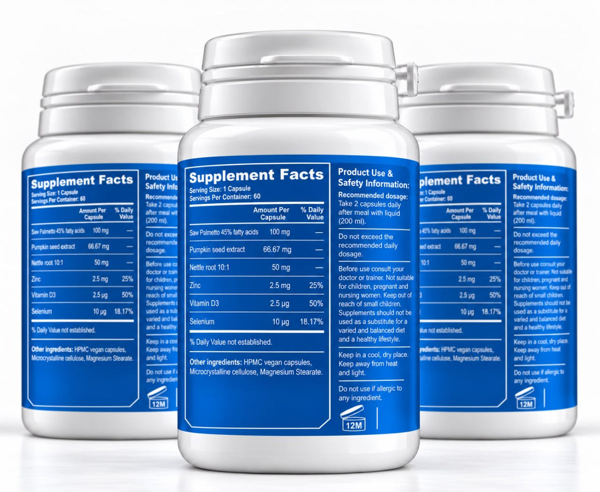 UROLEX Forte x3 PACK – Men's Urinary Care & Botanical Balance – 60 Capsules