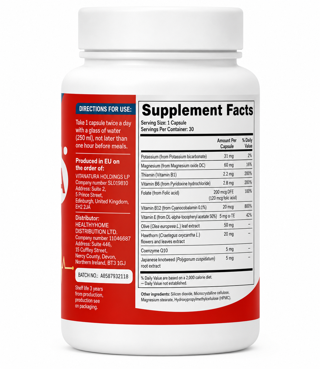 Cardio A + – Daily Wellness Capsules – 30 Capsules