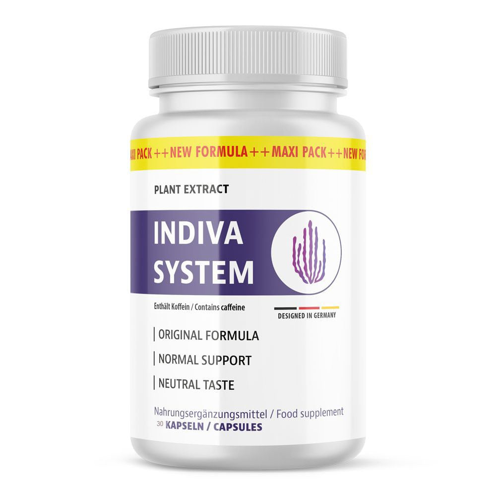 Indiva System – Botanical Wellness Formula (30 Capsules)