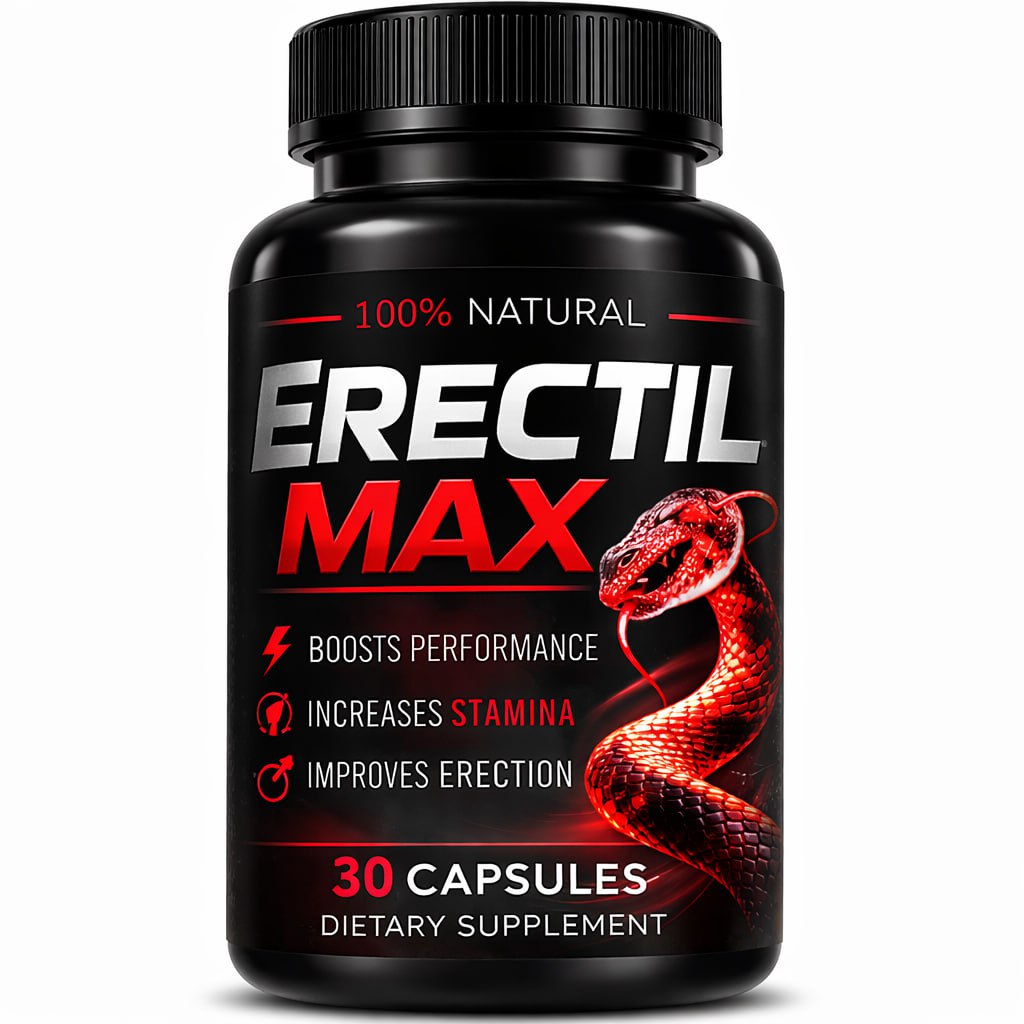 Erectil Max – Men's Daily Wellness Capsules – 30 Caps