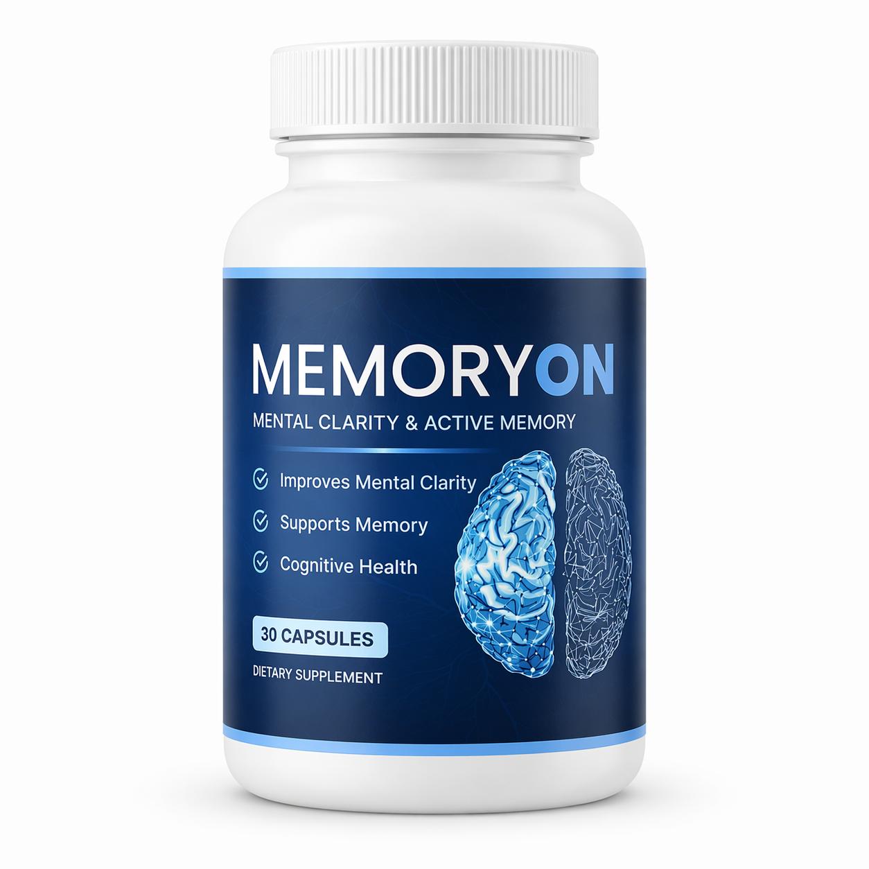 Memoryon – Daily Focus Capsules – 30 Capsules