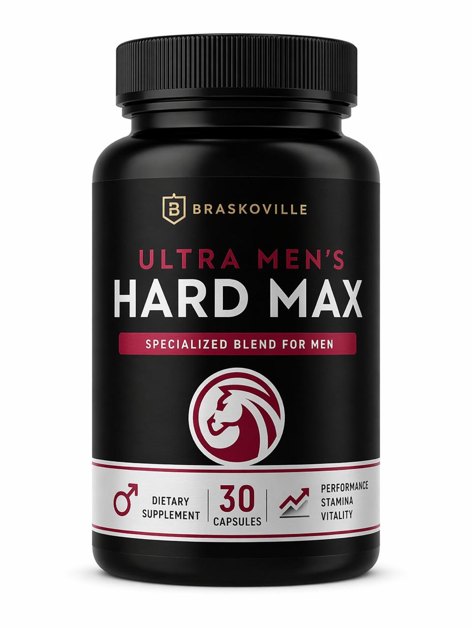 Hard Max – Men's Active Lifestyle Capsules – 30 Capsules